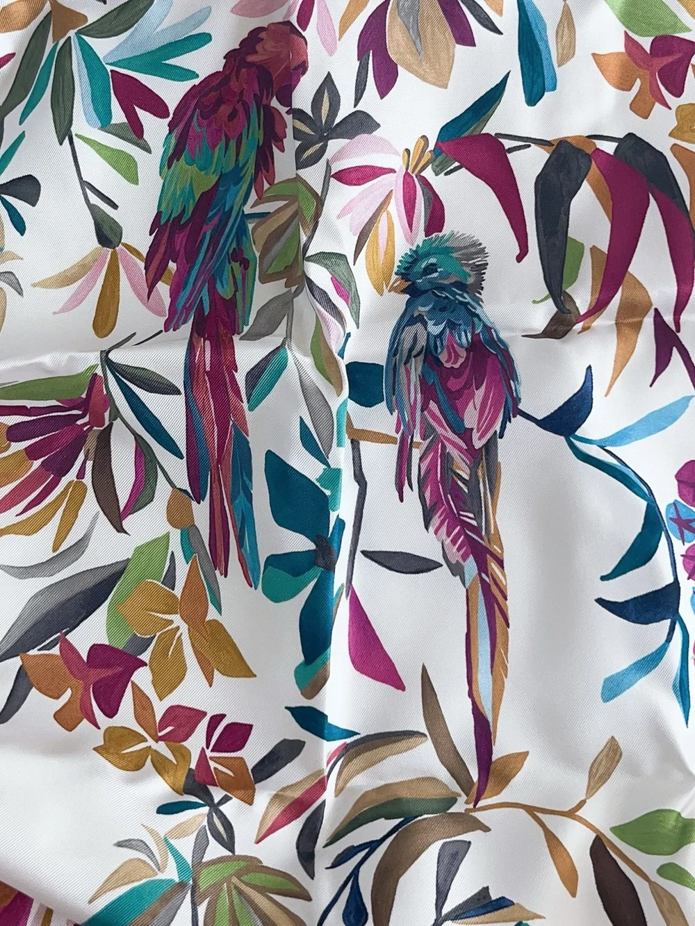 Christian Dior TOILE DE JOUY FANTASTICA  90 Square Silk Scarf